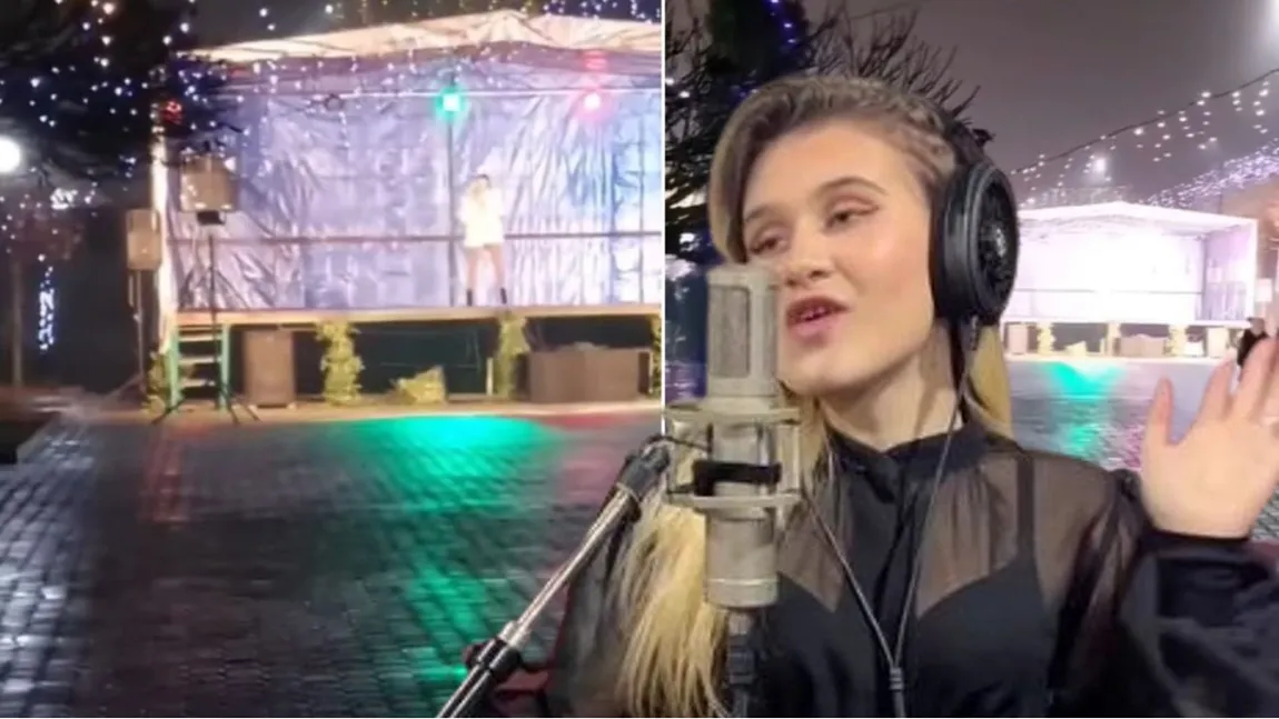 Motivul pentru care Kristine, artista care a cântat la Calafat într-o piaţă goală, a animat constant un public inexistent. Explicaţiile organizatorilor: 