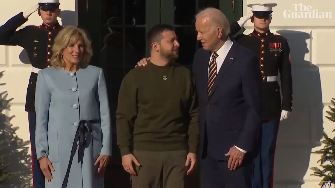 FOTO: Volodimir Zelenski, în vizită la Casa Albă. Joe Biden a garantat: „SUA va trimite în continuare rachete, pentru Ucraina