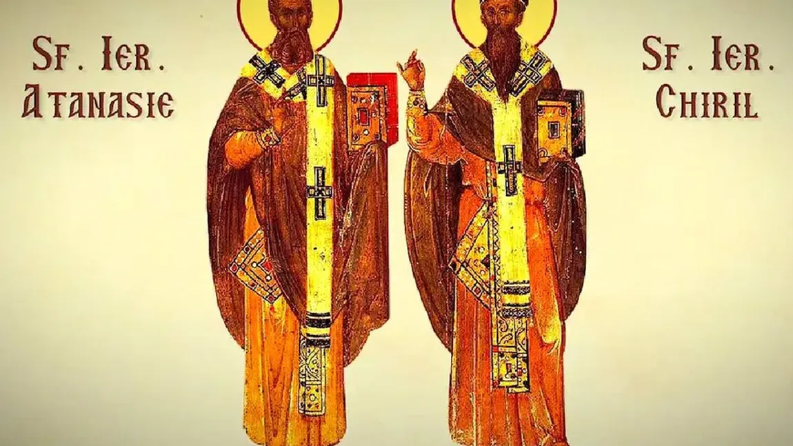 Calendar ortodox 18 ianuarie 2023. Cruce neagră: Sfinţii Atanasie şi Chiril, vindecători de suflete. Rugăciunea specială care alungă orice suferinţă