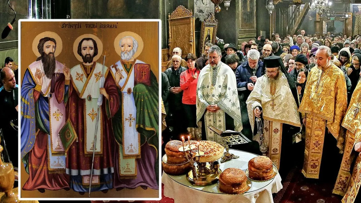 Calendar ortodox 30 ianuarie 2024. Cruce roșie: Sfinţii Trei Ierarhi. Rugăciunea celor subjugați de patimi și vicii