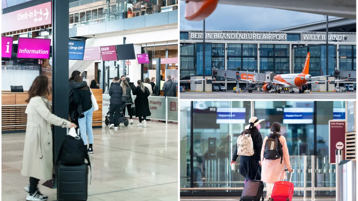 Haos pe aeroportul din Berlin! 35.000 de pasageri sunt afectați din cauza unei greve generale