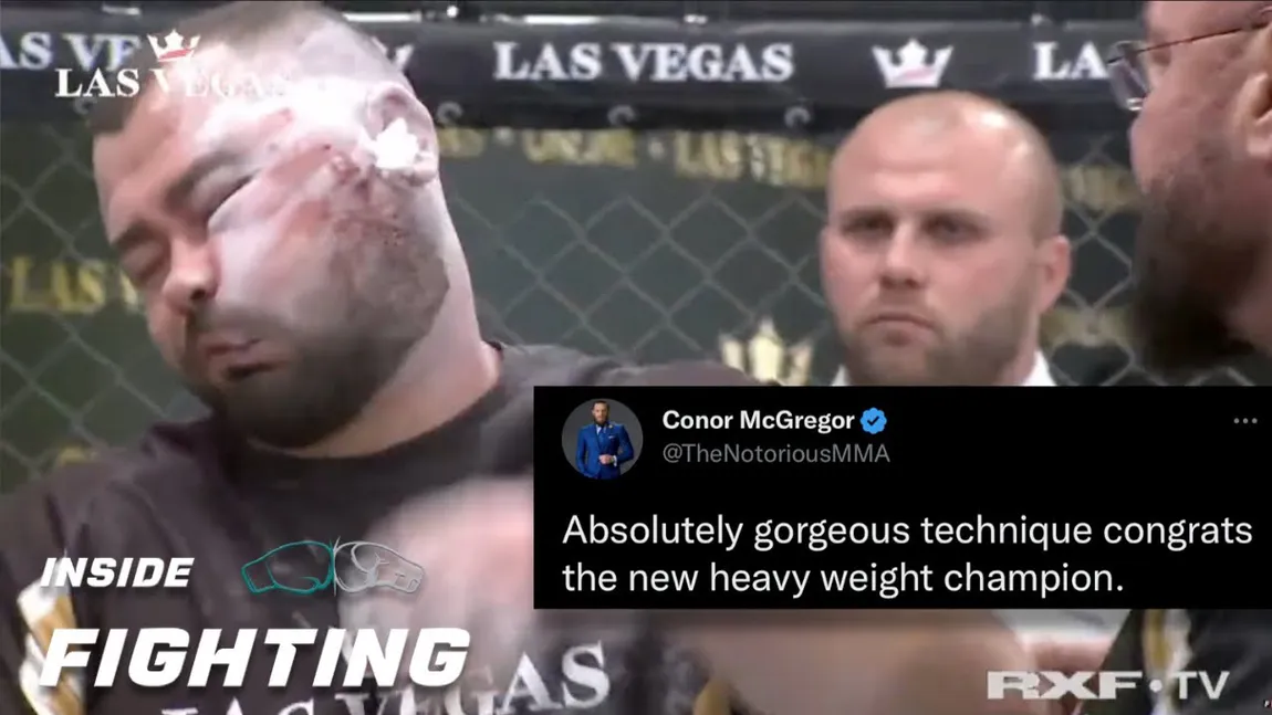 Reacţia FABULOASĂ a lui Conor McGregor la imaginile cu campionul român desfigurat la campionatul de dat palme: 