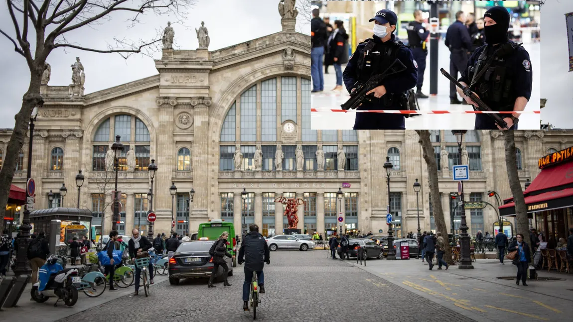 VIDEO: Teroare la Paris. Un bărbat a înjunghiat mai multe persoane, în Gara de Nord