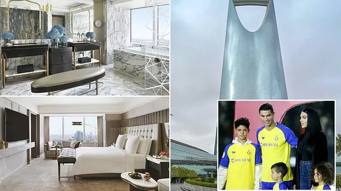 Cum arată prima locuinţă din Arabia Saudită a lui Cristiano Ronaldo. Portughezul plăteşte o chirie de 280.000 de euro pe lună FOTO