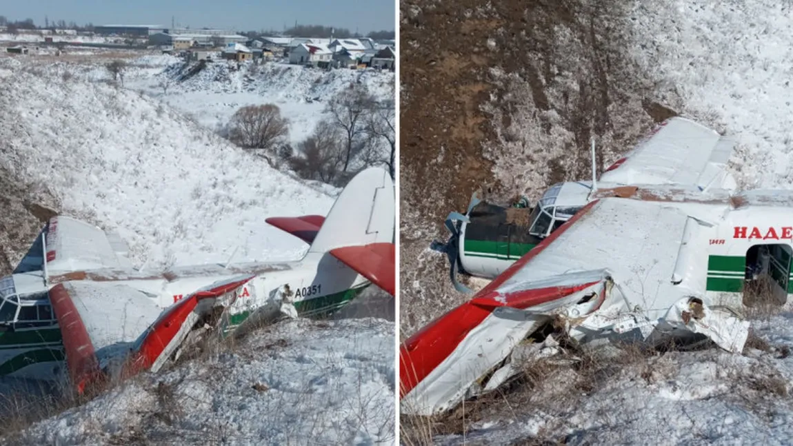 Avion prăbuşit în Rusia, primele imagini de la operaţiunea de căutare a epavei