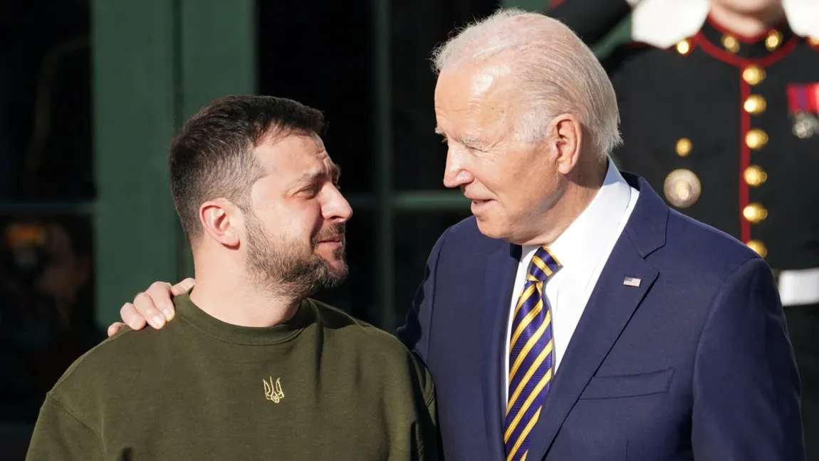 Joe Biden îl liniștește pe Volodimir Zelenski: „Nu are nevoie să-i trimitem avioane F-16