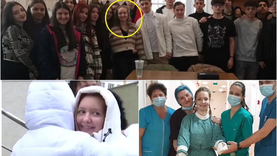 Alexia, fetiţa cu brațele amputate în accidentul de la Pașcani, s-a întors la școală
