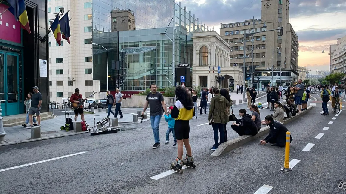 Calea Victoriei devine din nou pietonală. În ce perioadă are loc 