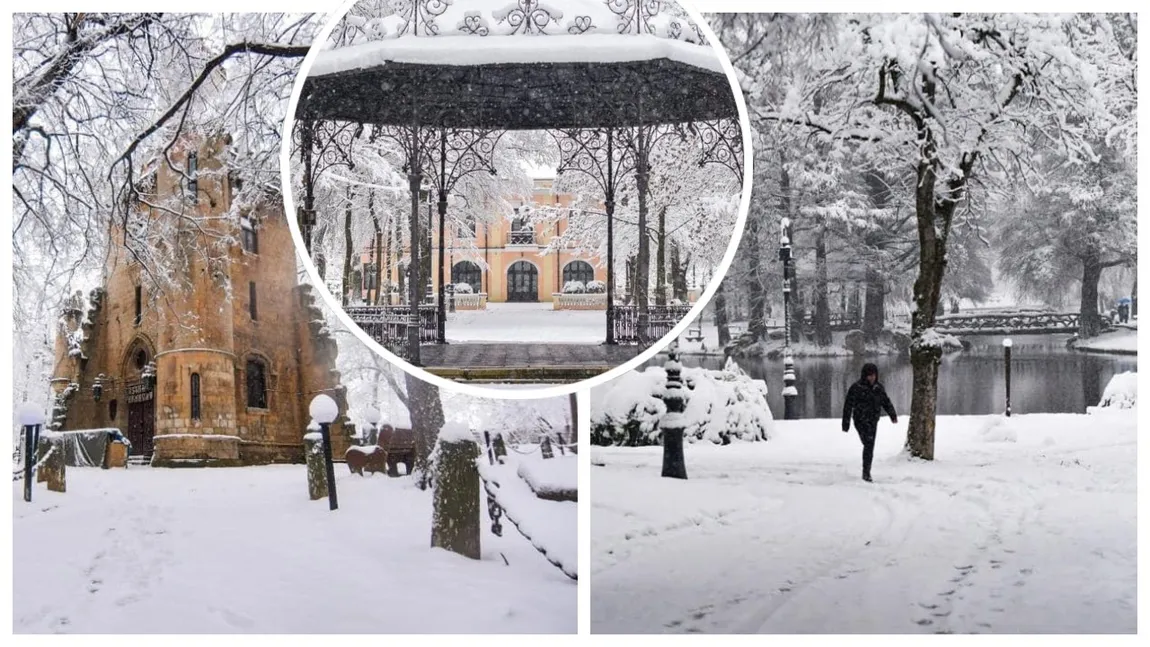 Ninge de Crăciun în Bucureşti, cum arată ultima prognoză a iernii. Unde au căzut deja zăpezi consistente
