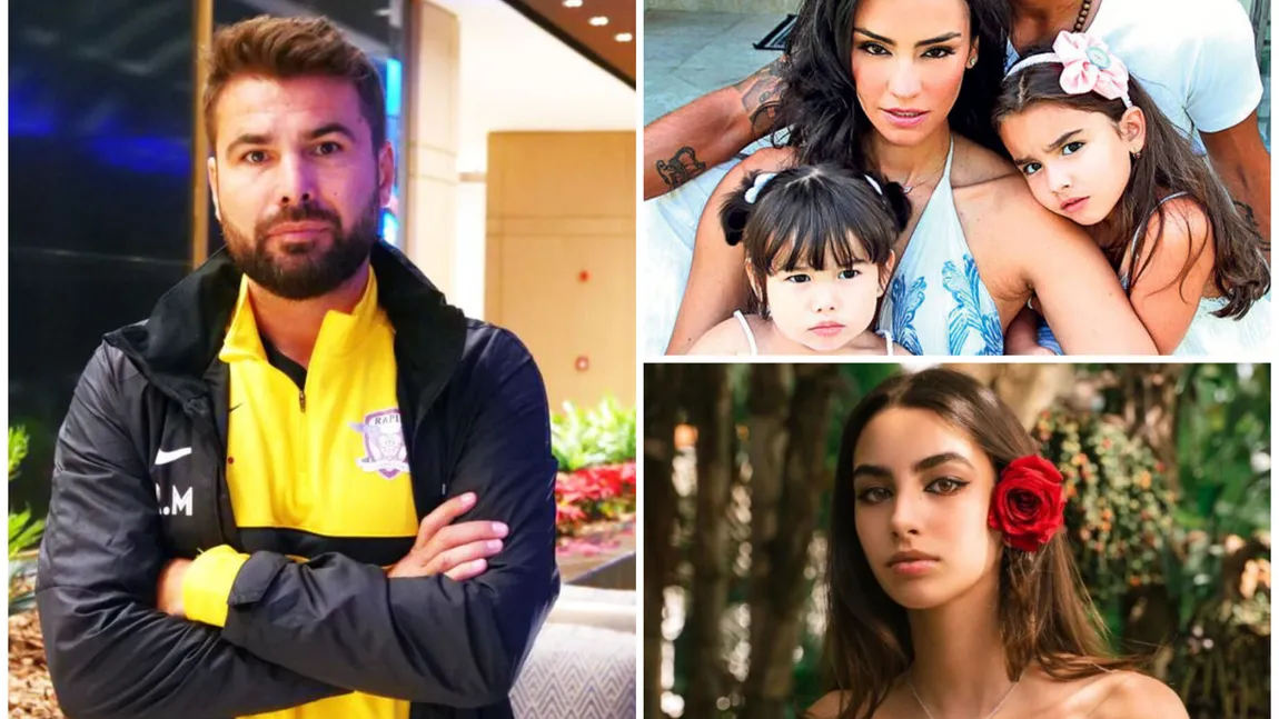 Ce relație are Adrian Mutu cu fetele sale, Adriana și Maya: 