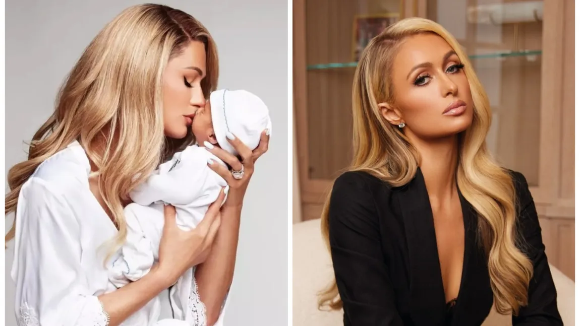 Primele imagini cu fiul lui Paris Hilton, născut de o mamă surogat: 