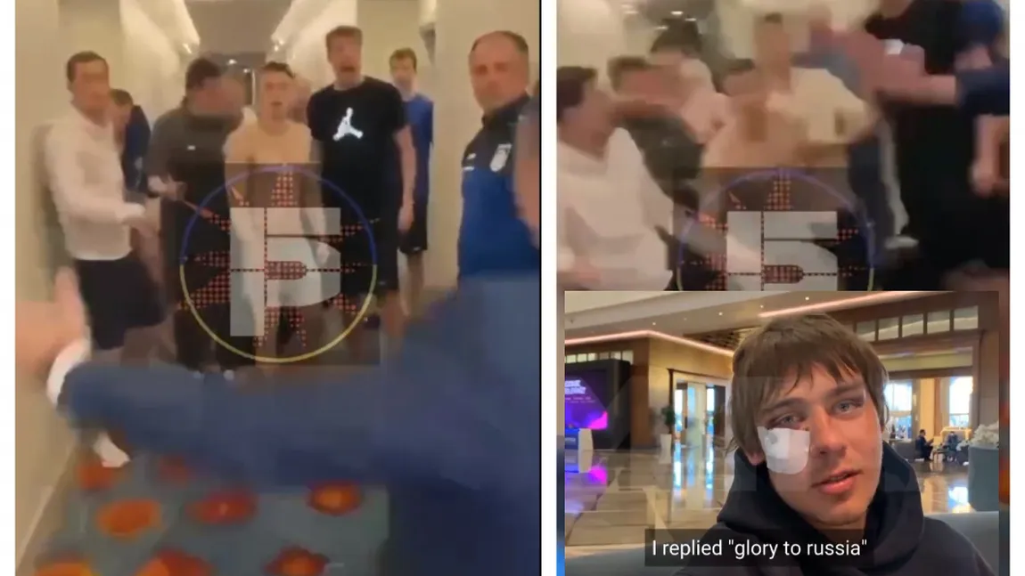 VIDEO: Scandal monstru. Fotbaliștii din Ucraina și Rusia s-au luat la bătaie, în hotel