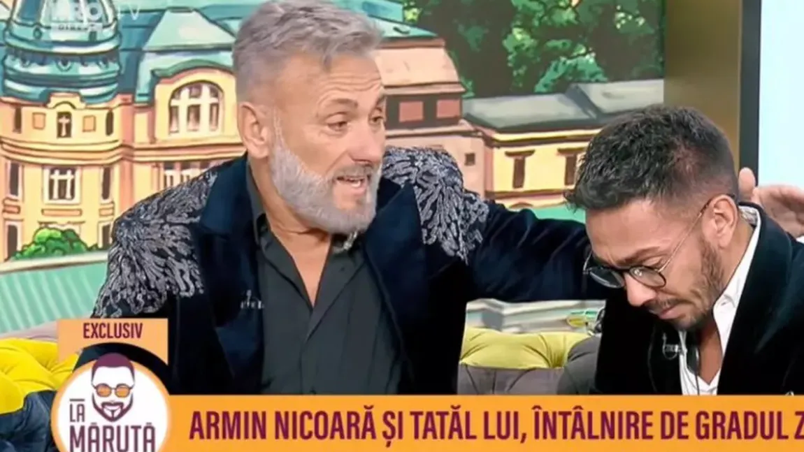 Armin Nicoară a izbucnit în plâns la TV. Tatăl lui a reacţionat după ce a fost acuzat că l-a traumatizat pe artist: 