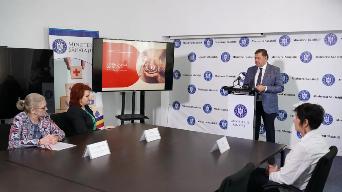 Societatea Română de Nefrologie, Societatea Națională de Medicina Familiei și Ministerul Sănătății au lansat prima campanie națională de conștientizare dedicată Bolii Cronice de Rinichi