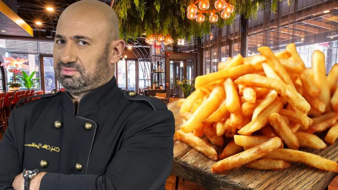 Ce prețuri are chef Cătălin Scărlătescu la el în restaurant? Suma uriașă cu care se vinde o porție de cartofi prăjiți
