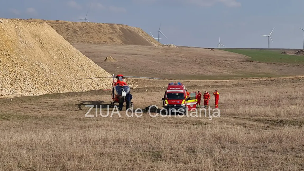 Accident dramatic în Constanța! Muncitori striviți sub pietre la o carieră. Unul dintre ei a murit