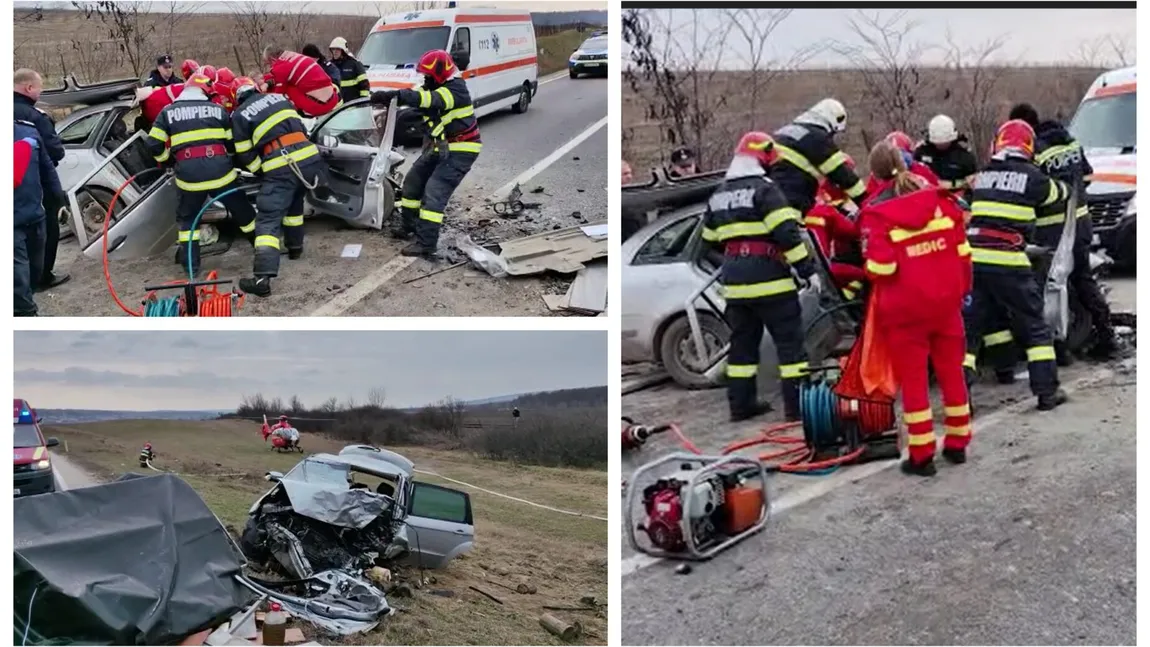 Accident teribil pe un drum din Vaslui. Șoferul uneia dintre mașini a murit. Alte cinci persoane, între care și un copil, sunt rănite