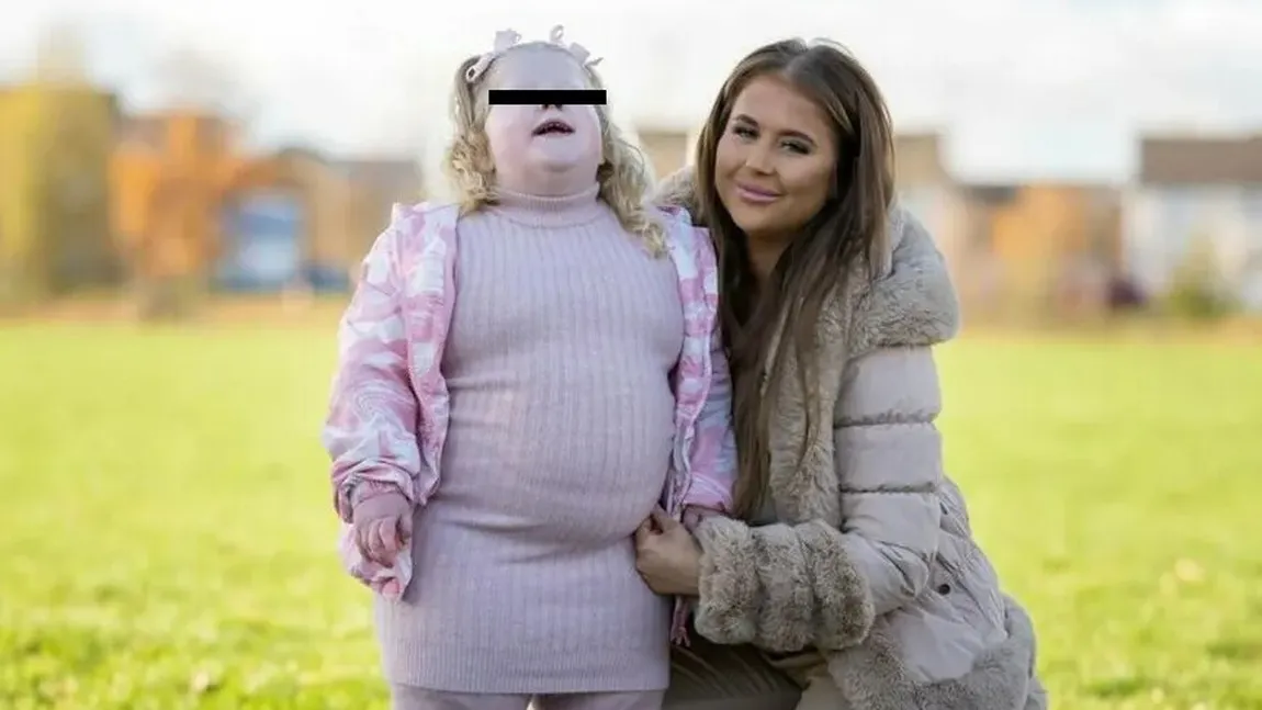 O fetiță de 5 ani cântărește 44 de kilograme, deoarece nu se poate opri din mâncat. Boala rară cu care a fost diagnosticată