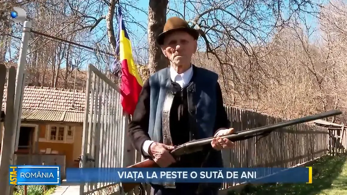 Gheorghe Baciu, românul care are 101 ani şi munceşte cât e ziua de lungă