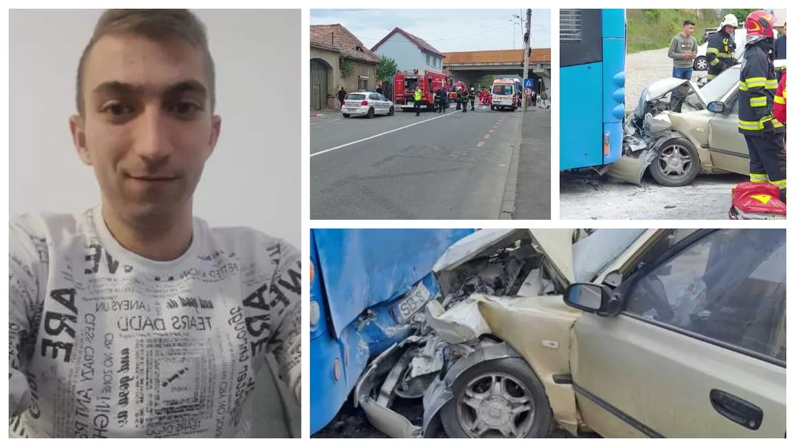 El este Cristi, tânărul de 24 de ani care a murit pe loc, după ce a intrat cu mașina într-un autobuz, în Sibiu. ”Nu te vom uita niciodată