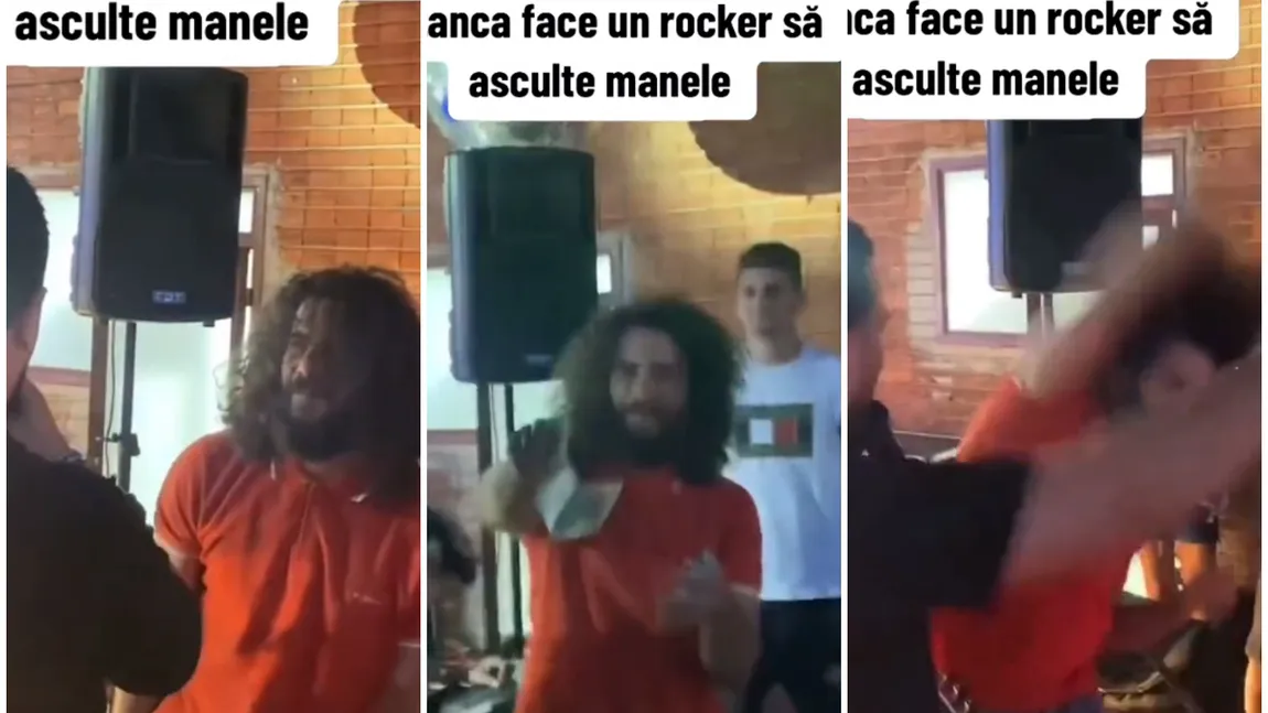 VIDEO VIRAL: Tzancă Uraganu a convins un rocker să asculte manele. Dansul rockerului pe melodia lui Tzancă, absolut fabulos