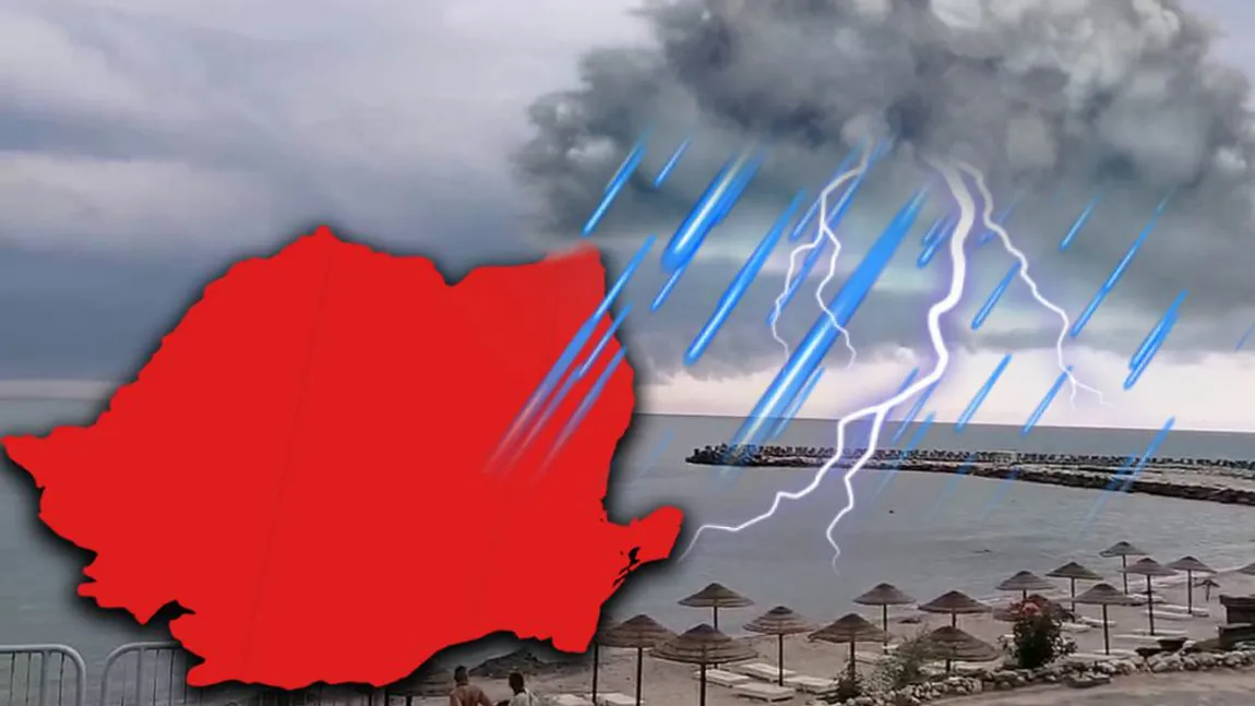 Alerte meteo de furtuni severe, COD ROŞU. Prăpădul se apropie de Bucureşti