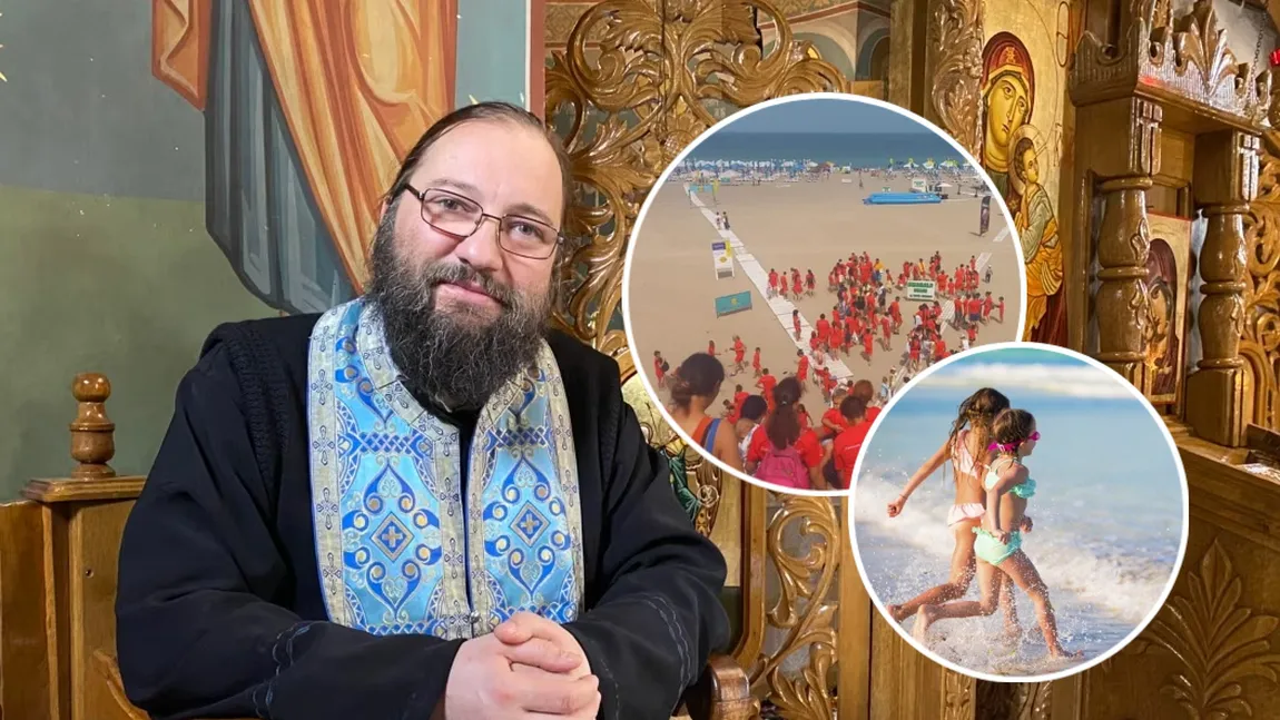 Părintele Dan Damaschin, îngerul copiilor nevoiași, organizează cea mai tare vacanță pe Litoral! 1.600 de copii din Iași vor vedea marea în tabăra „Marea Vieții”