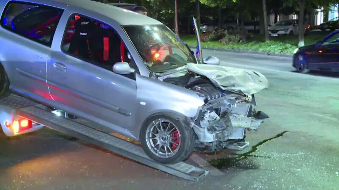 Accident cu trei victime în Sibiu. Un copil de 12 ani a fost transportat de urgență la spital