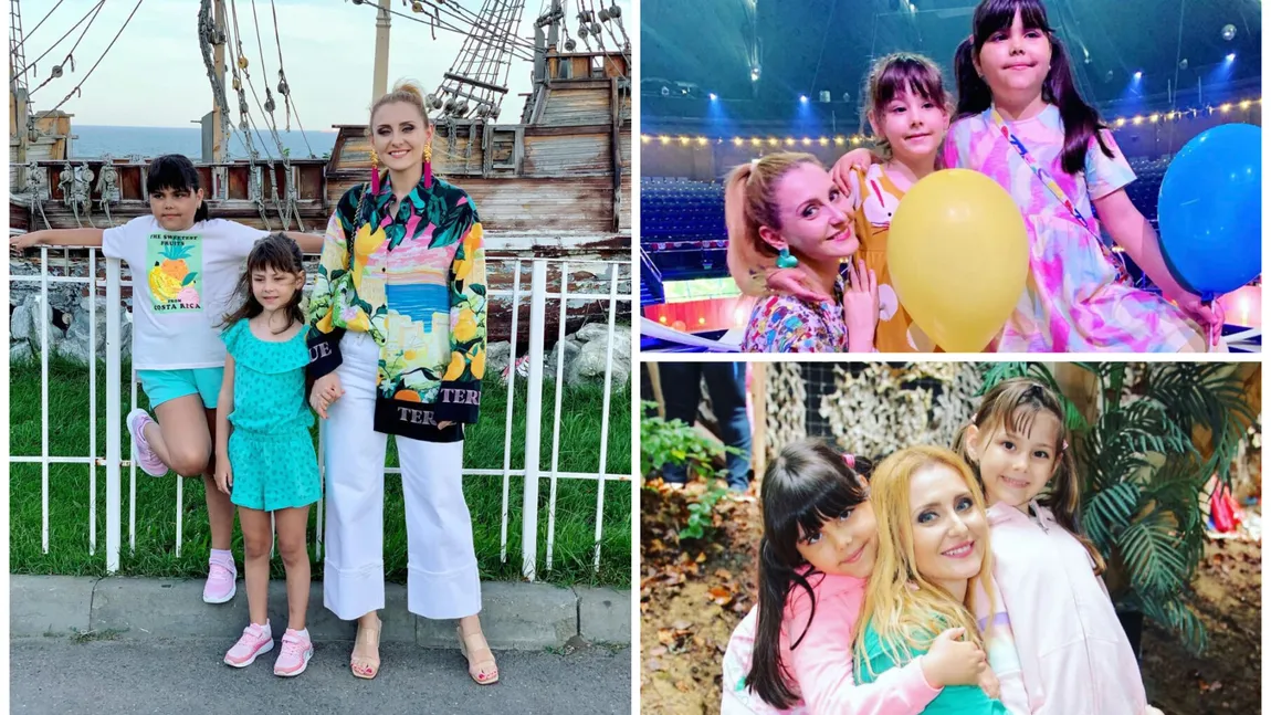 Alina Sorescu, dezvăluiri despre fetițele ei. Ce relație are artista cu ele: 