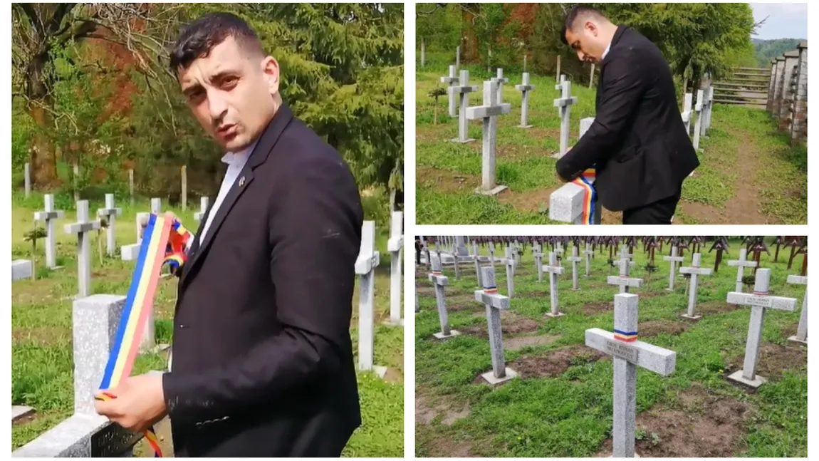 Lovitură cruntă pentru George Simion! Cimitirul din Valea Uzului a fost demolat