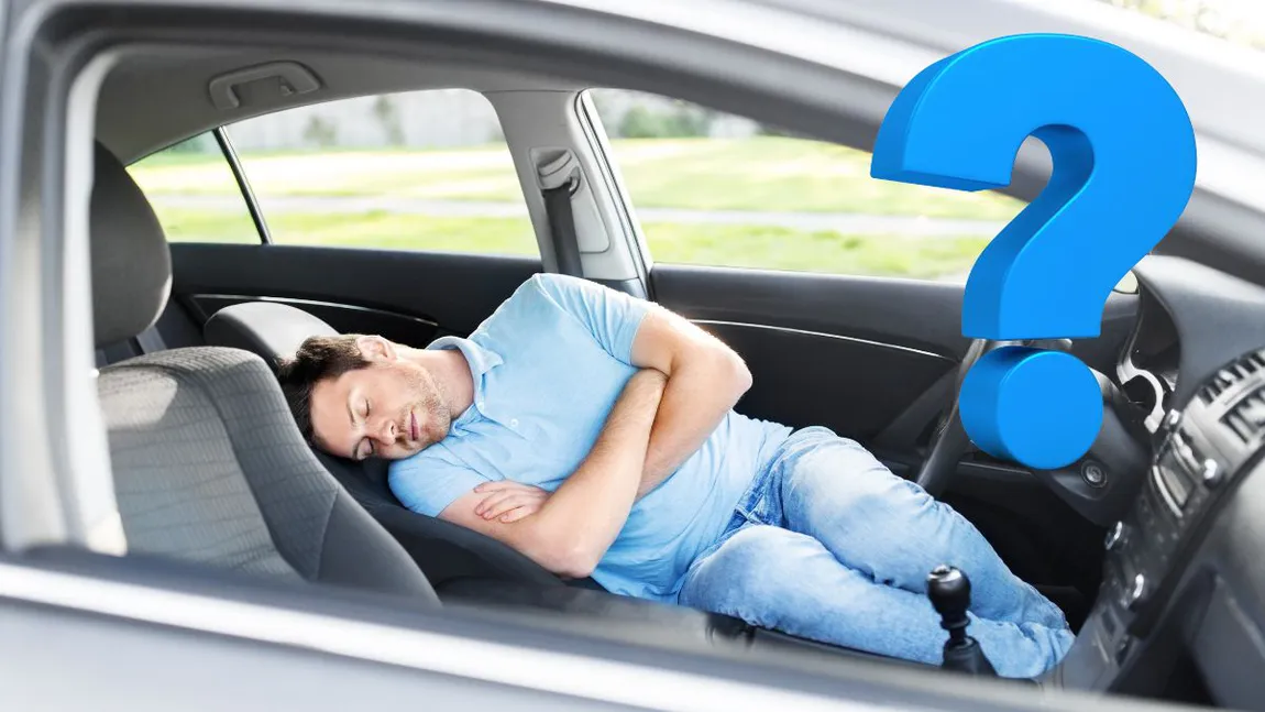 Este permis sau nu să dormi în maşină? Şoferii care fac asta nu ştiu dacă este legal