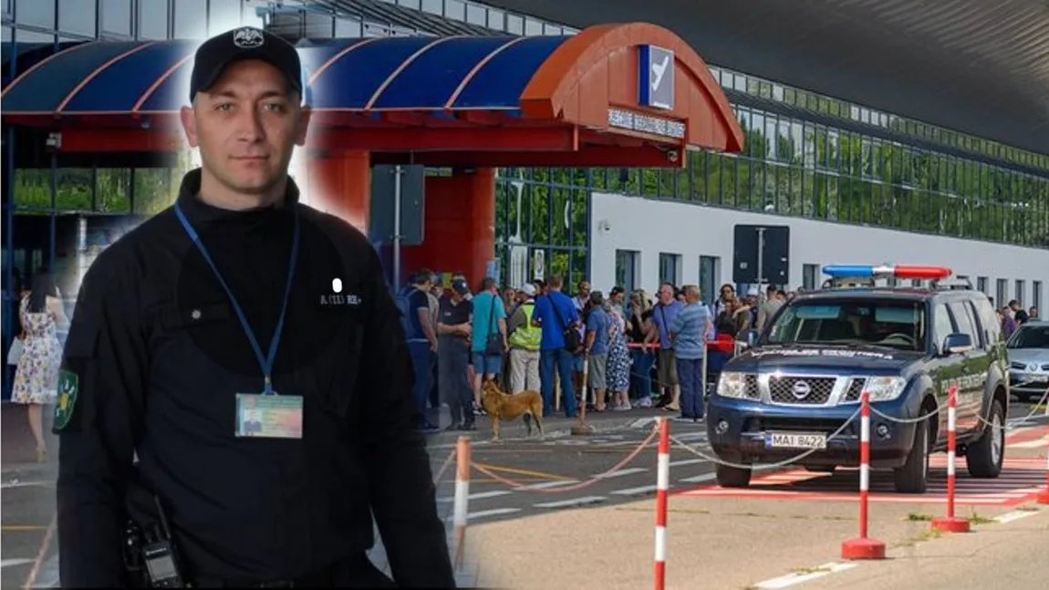 Noi detalii despre atacul de la aeroportul din Chişinău. Criminalul l-a imobilizat pe poliţist în 2 secunde