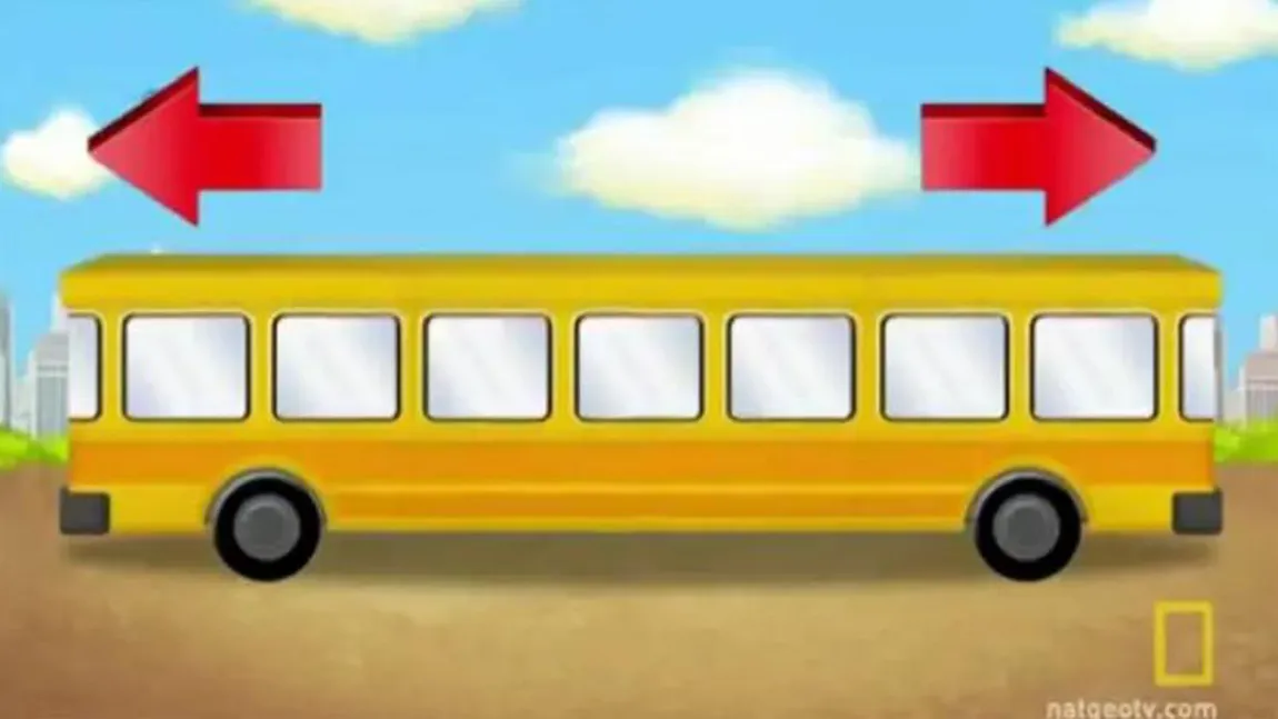 Test de inteligență pentru copii care dă mari bătăi de cap adulților. În ce direcție merge autobuzul?!