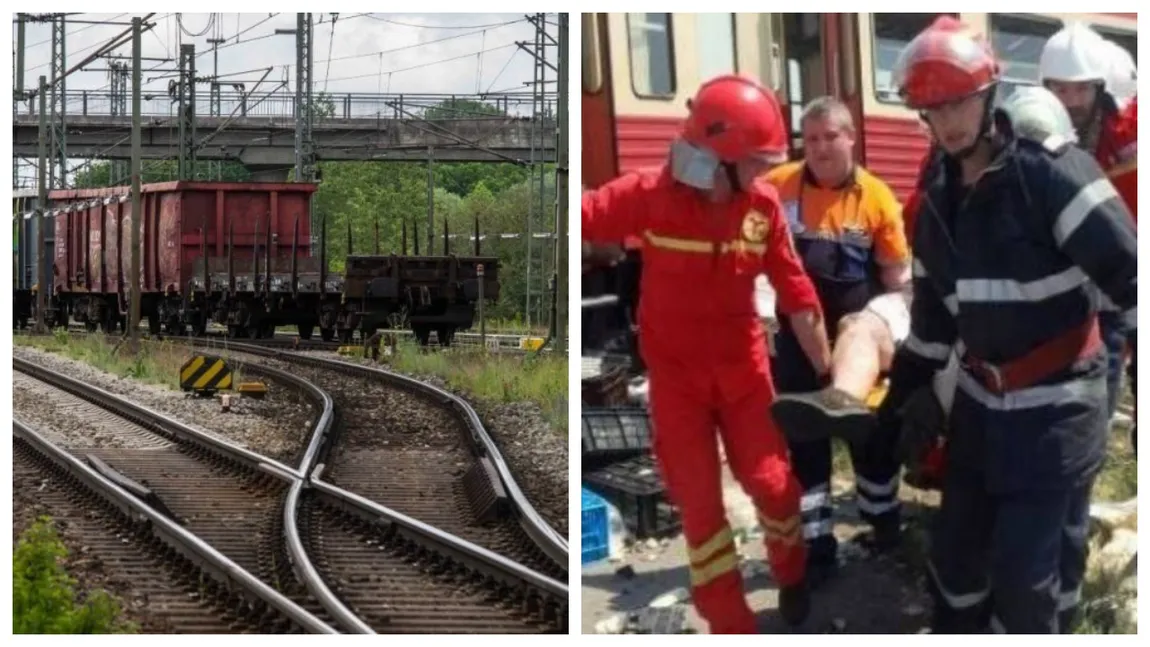 Incident grav în Gara de Nord din Timișoara! Un șef de tren de 33 de ani s-a electrocutat, după ce s-a urcat pe acoperișul vagonului