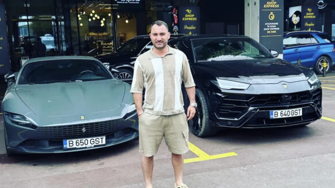 Pescobar, patronul milionar din București, face scandal. A fost prins circulând cu 145 km/h cu Ferrari-ul, prin oraș