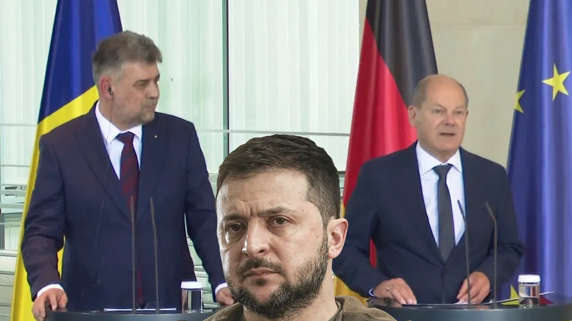 Marcel Ciolacu cere mai multe trupe NATO germane permanente pe teritoriul României. Premierul PSD, alături de Volodimir Zelenski (VIDEO)