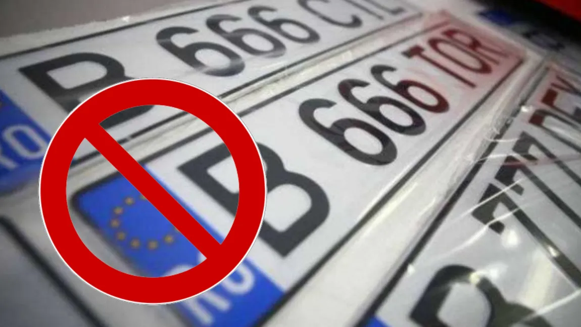 Numere de înmatriculare interzise pe șoselele din România. Combinațiile pe care nimeni nu le poate avea la numărul mașinii