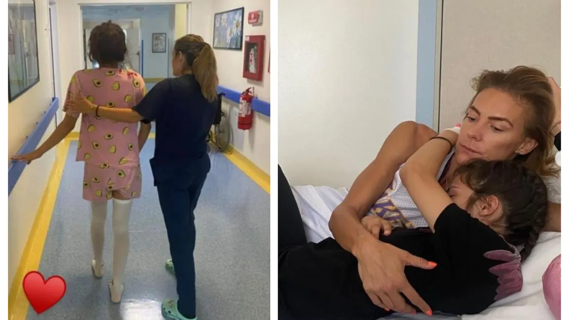 Roxana Ciuhulescu, momente grele după ce fiica sa a stat 9 ore în operaţie: „Obosiți, dar cu speranță în suflet”