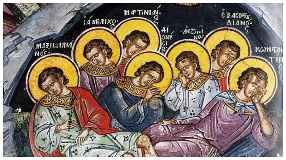 Calendar ortodox 4 august 2023. Sfinţii şapte tineri din Efes. Rugăciunea pentru liniştirea sufletului şi a minţii