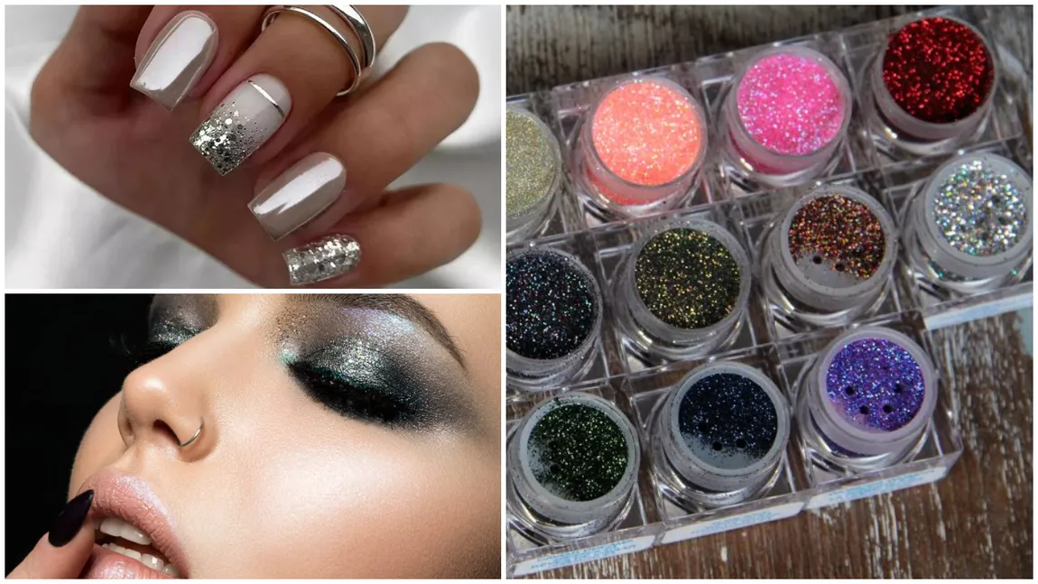 Ne luam adio de la sclipiciul din make-up și de pe unghii! De când va dispărea acesta de pe piața din România