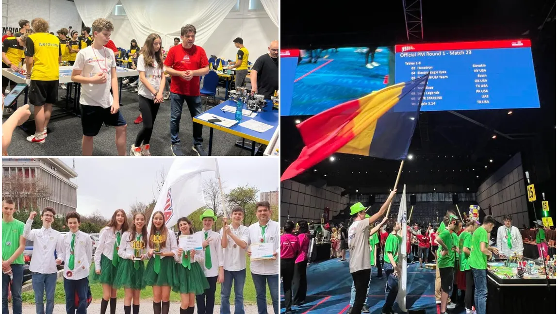 Mihai Luca, Chiara Ciolacoff si Teo Preda reprezintă România în Danemarca, la World Robot Olympiad, 2023