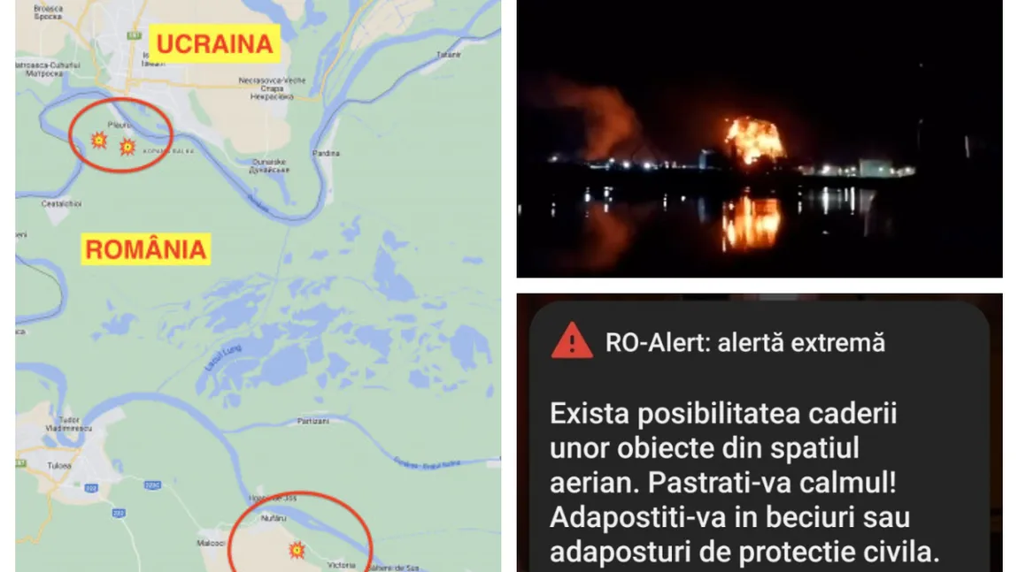 Mesaj Ro-Alert la Tulcea şi Galaţi: 