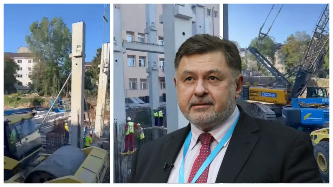 Construcția Spitalului Județean de Urgență Bistrița, cu bani din PNRR, prinde contur. Rafila: 