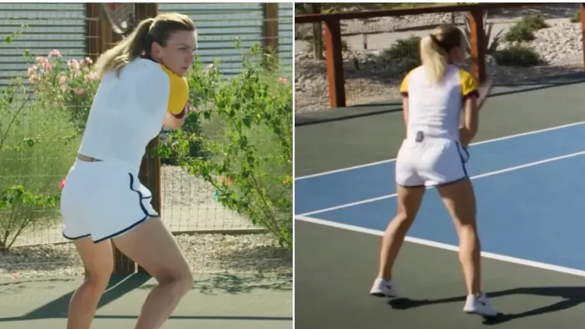 Simona Halep, din nou pe terenul de tenis! Cum a păcălit suspendarea de patru ani, imaginile momentului VIDEO