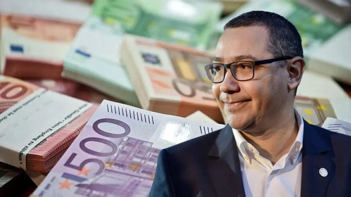 Victor Ponta a devenit milionar în euro. Cu ce se ocupă firma fostului premier al României