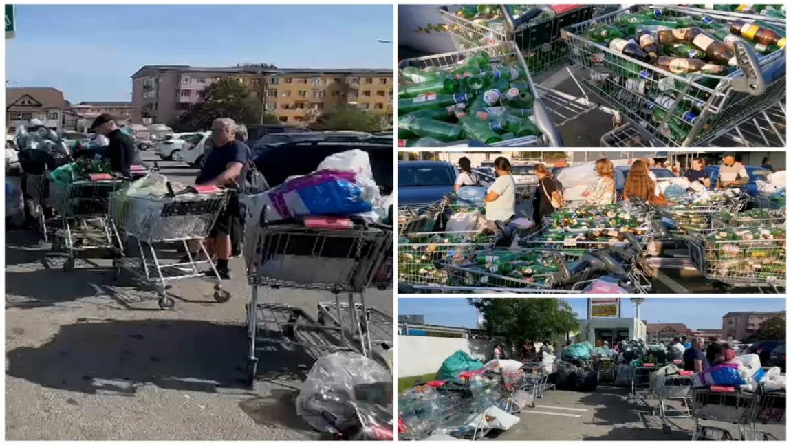 Te duci la cumpărături şi primeşti bani! Când vor primi românii bani pe card la supermarket prin RetuRo