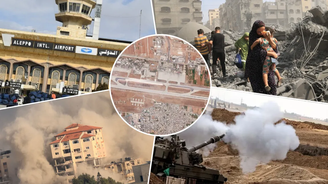Război în Orientul Mijlociu: Israelul bombardează aeroporturile din Damasc și Alep VIDEO