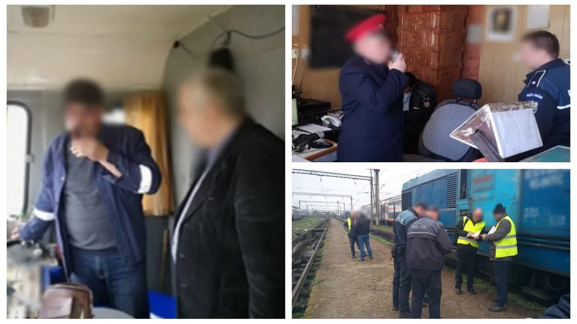 Dosare penale pentru angajaţii CFR, printre care şi o femeie impiegat, prinşi băuţi la muncă. Doi mecanici de locomotivă, depistați drogaţi!