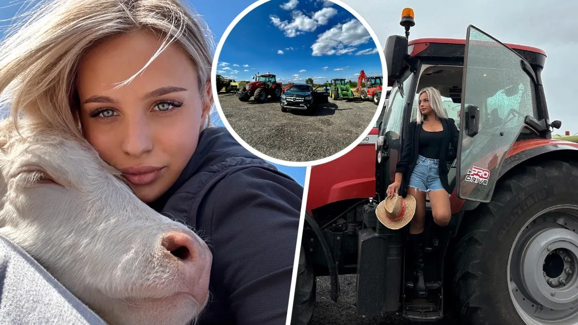 O tânără studentă a renunţat la munca de birou pentru ”a pilota” utilaje agricole moderne în ferma familiei: ”Nu mă văd făcând altceva și am gânduri mari pentru viitor”