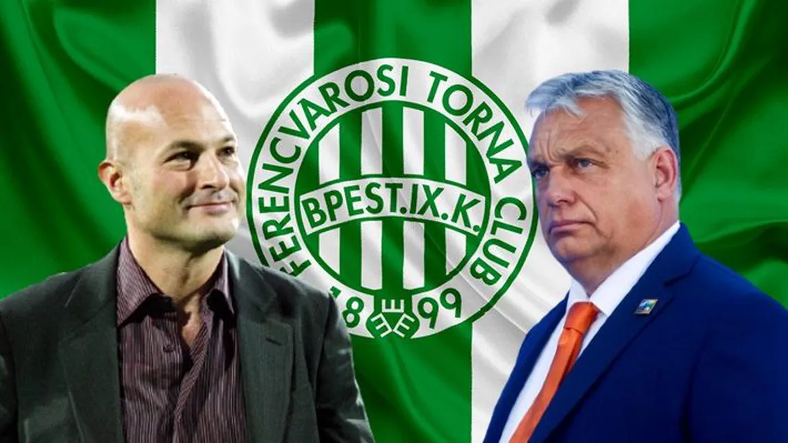 Bombă în fotbal: premierul maghiar Viktor Orban i-a cerut lui Arpad Paszkany să devină patron la Ferencvaros. 